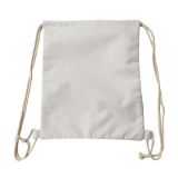 10pcs Linen Blank Sublimation Drawstring Bags Backpacks for DIY