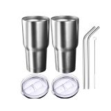 30oz Stainless Steel Vacuum Insulated Tumbler Car Coffee Mug Stainless Steel Travel Cup With Lid Straw
