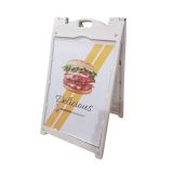 Outdoor Double side Plastic Poster Stand Water Injection A Frame Sidewalk Poster Stand