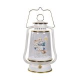 Lovely Santa Clause or Snowman inside the Snowing Decorative Barn Lantern with Led Lighting and Music