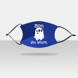 4.7" x 7" Adult Face Mask Boo You Whore