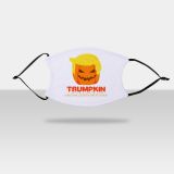 4.7" x 7" Adult Face Mask Trumpkin make halloween great again