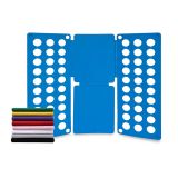 เครื่องพับผ้าธรรมดา-59x70cm Adjustable T-Shirt Clothes Fast Folder Folding Board Laundry Organizer For Adult