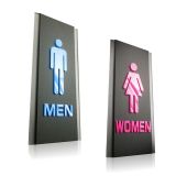 ป้ายห้องน้ำชาย,หญิง ,วัสดุอะคริลิค --- Male, Female, Restroom Signs, Toilet Signs, Acrylic