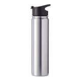 22oz Wide Mouth Stainless Steel Bottles with Sublimation Coating and Flip Cover Lid Sliver