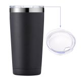20oz Stainless Steel Beer Tumbler with Sublimation Coating and Direct Drinking Lid Colorful Body