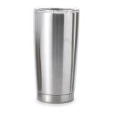 20oz Stainless Steel Beer Tumbler with Sublimation Coating and Direct Drinking Lid Sliver
