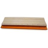 ยางปาดสกรีนด้ามไม้สำหรับกระบวนการพิมพ์สกรีน, ขนาด 6.5นิ้ว --- 6.5 Inch Silk Screen Printing Squeegee Ink