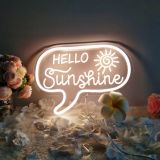 CALCA LED Hello Sunshine Neon Sign , Size- 31 X 22 cm