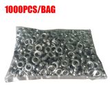 DK2/DK3 4# 10mm Inner Diameter Silver Grommets Eyelets for HP-9 Semi-automatic Grommet Machine
