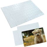 CALCA 200 Set Sublimation Blanks Puzzles White Jigsaw Puzzle Blanks for Sublimation Printing (A4-120 Style)