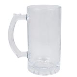 CALCA 24 Pack 16oz Clear Sublimation Glass Mugs Blanks Bulk Mugs with Thick Matarial