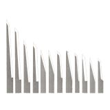 Long Length Tungsten Steel Vibrating Knife Blade for Jingwei Aoke IECHO Cutting Machine Cut Gift Box KT board EVA PET