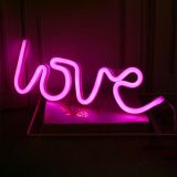 LED Love Neon Sign, Size - 35x13 cm