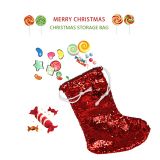 CALCA 16.5" x 10.24"  Sublimation Magic Sequins Christmas Gifts Holiday Party Decorations Christmas Stockings 10PCS 