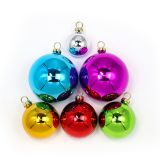 CALCA 3.94" x 3.15" Sublimation Plastic Festive Wedding Party Decoration Christmas Ball Large 100PCS