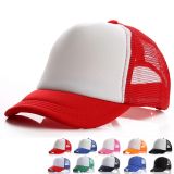 CALCA 10 Pack Blank Sublimation Polyester Mesh Hats Adjustable Kids Hats for HTV, Embroidery, Sublimation Printing