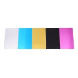 50 Pack Multicolor Metal Business Cards Blanks Aluminum Sheet Blank Metal Tags Materials for Laser Engraving DIY Gift Cards