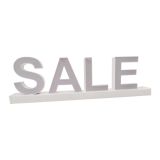 "SALE" White Assembled Channel letter Track Installation (Magnetic counter) Arial 100MM High