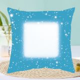CALCA Pack of 10 15.75" X 15.75" Sublimation Polyester Short Plush Single Sided Starry Style Square Home Creative Pillowcase