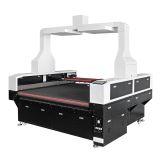 FM1814/1918 2 Heads 130W Fabric CCD Camera Cutting Machine Laser Cutter Printed Textile