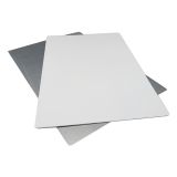 6" x 8" 100pcs Sublimation Blanks Aluminum Sheet Metal Board Gloss White 0.55mm Thickness