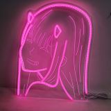 CALCA LED Neon Sign  Anime Zero 2 Sign USB 5VDC  Size- 13X16.3inches (Pink)