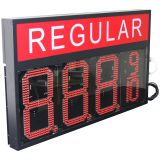 24" LED Gas Station Electronic Fuel Price Sign Red Color Regular Motel Price Sign 888910