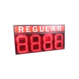 20" LED Gas Station Electronic Fuel Price Sign Red Color Motel Price Sign Regular 8888