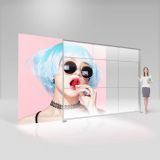 QOMOLANGMA  9.8 FT x 8 FT Aluminum Modular Backlit Fabric Lightbox-(120mm SEG Extrusion)