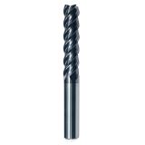 Universal Solid Carbide End Mill AlCr Coated 4-Edge Milling Cutter