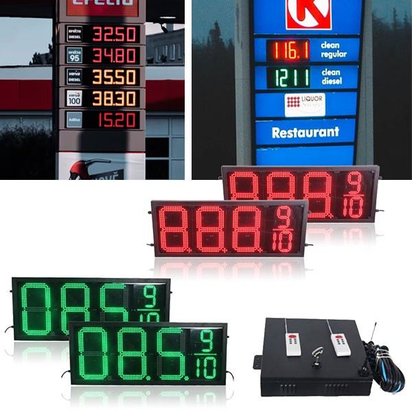 LED Gas Station Sign