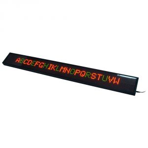 ป้ายไฟวิ่ง LED  อินดอร์ แบบ 4--line, 3 สี หรือ หรือ 1 สี  ขนาด  40x11 นิ้ว (  40" x 11" Indoor 4 Lines LED Scrolling Sign(Tricolor or Single Color)