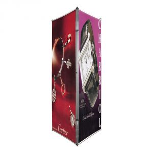 สแตนแบบ 3 ด้าน,เฉพาะสแตน,(Three Sided Banner Stand (Stand only) --- Three Sided Banner Stand (Stand only)