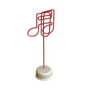 อุปกรณ์  ยึดหนีบ กระดาษโน๊ต รูปทรงตัวโน๊ต ---Musical note shaped memo clip holder
