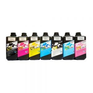 หมึกยูวีชนิดบางและนุ่มเรียบ （Flat and Soft UV Curable Ink） --- CRM Konica512 Printhead Flat and Soft UV Curable Ink