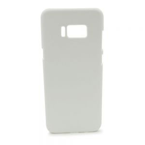 เคสโทรศัพท์มือถือ  Samsung S8 Plus ,สีขาว   สำหรับกระบวนการพิมพ์  ถ่ายโอนความร้อน  / ซับลิเมชั่น --- White Samsung S8 Plus Blank Cell Phone Case Cover