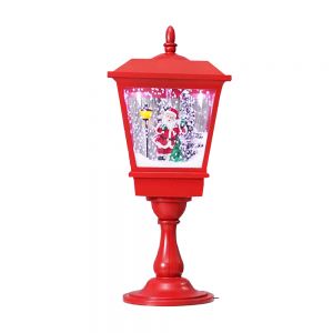 Tabletop Musical Christmas Snowing Lamp