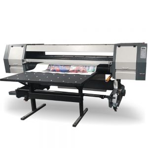 SAMPLE 1.8m Flatbed and Roll to Roll UV Inkjet Printer With 2pcs I3200U Printheads