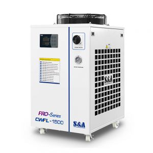 เครื่องหล่อเย็น  S&A CW-FL-1500AN Industrial Water Chiller for Cooling 1500W Fiber Laser, 2.35HP, AC 1P 220V, 50Hz