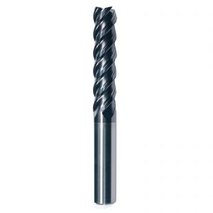 Reinforced Solid Carbide End Mill AP Coated 4-Edge Milling Cutter