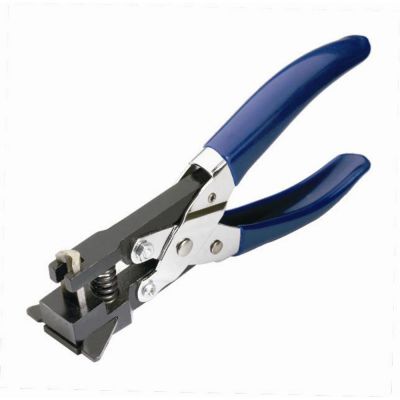 คีมเหล็กสำหรับตัด,  ลบมุมบัตร  PVC  ( ชนิดสำหรับใช้มือ   บีบ-กด   )  ----R10 Steel Hand Hold PVC Card Corner Trimmer Plier