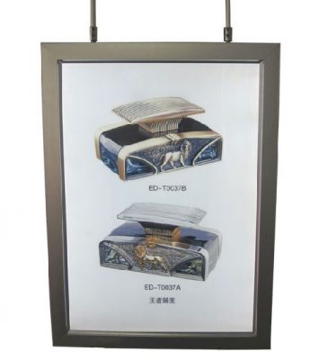ตู้ไฟ , หรือป้ายกล่องไฟ ,แบบบาง, สำหรับใช้แสดง สองด้าน,รุ่น  A3 ขนาด (16.5" x 11.7"), (พร้อม การพิมพ์)--- A3 (16.5" x 11.7") Double Sides Super Slim Light Box (With Printing)