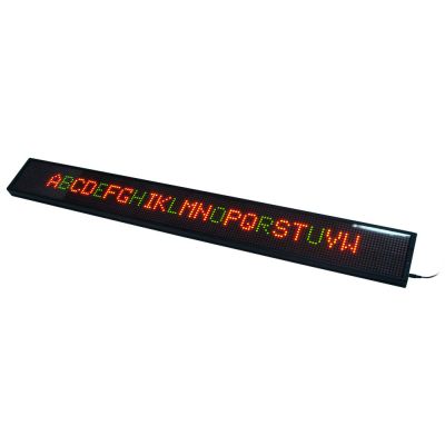 ป้ายไฟวิ่ง LED  อินดอร์ แบบ 4--line, 3 สี หรือ หรือ 1 สี  ขนาด  40x11 นิ้ว (  40" x 11" Indoor 4 Lines LED Scrolling Sign(Tricolor or Single Color)