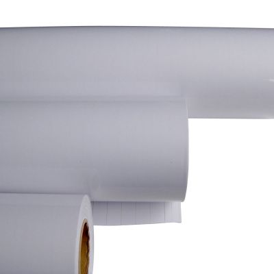 ฟิล์มเคลือบเย็นกันแสงยูวี ขนาด  3.15 มม,   60" x 164´    แกน  3 นิ้ว---      (3.15mil 60" x 164´ UV Resistance Pressure Sensitive Cold  Laminating Film 3" Core