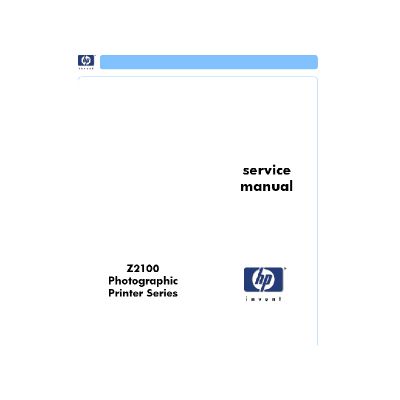 คู่มือเซอร์วิสเครื่อง Plotter HP Designjet Z2100 Plotter English Service Manual (Direct Download) ภาษาอังกฤษ (ดาวน์โหลดไฟล์)