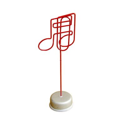 อุปกรณ์  ยึดหนีบ กระดาษโน๊ต รูปทรงตัวโน๊ต ---Musical note shaped memo clip holder