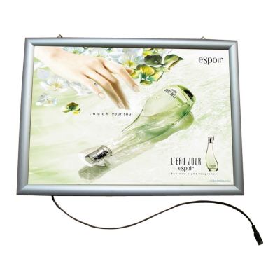 ตู้ไฟ LED แบบบาง    ขนาด  A4 พร้อมพิมพ์ภาพ (A4 (11.7" x 8.3")  --- A4 (11.7" x 8.3") Curved Snap Frame LED Slim Light Box (With Printing)