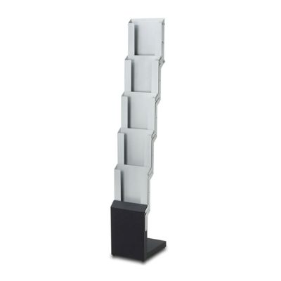 สแตนหรือชั้นวางโบรชัวร์5 ชั้น แบบพับได้ (Folding Brochure Stand with Five Pockets)