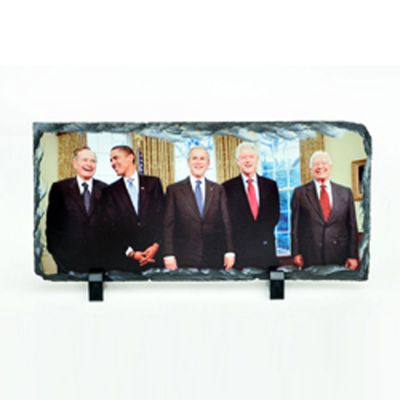 แผ่นหินพิมพ์รูปภาพ, รูปทรงสี่เหลี่ยมผืนผ้า , ขนาด  30 x 16 ซ.ม.---30 x 16CM Rectangle Sublimation Photo Slate